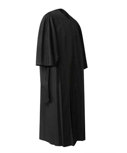 Premium Matte Fluted Master Graduation Gown only