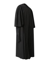 Premium Matte Fluted Master Graduation Gown Cap Tassel Hood Package