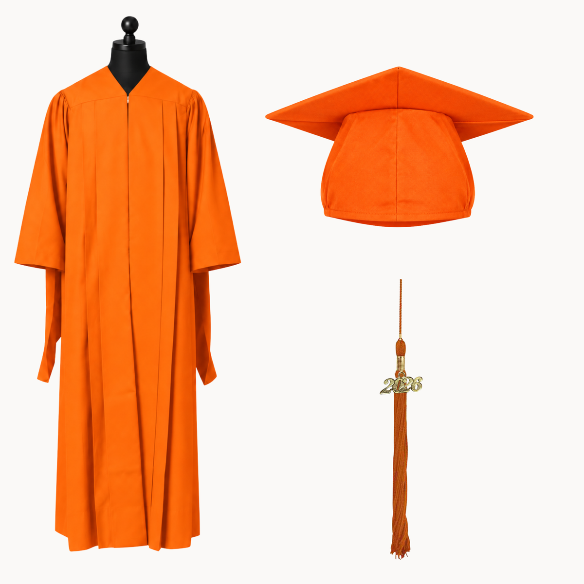 Classic Gathered Master Graduation Gown, Cap & Tassel Package