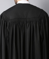 Premium Matte Fluted Master Graduation Gown only