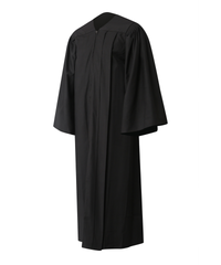 Premium Matte Fluted Bachelor Graduation Gown Cap Tassel Package