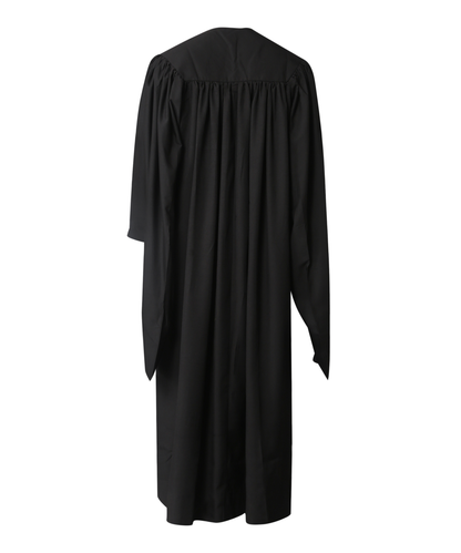 Classic Matte Gathered Master Graduation Gown Cap Tassel Hood Package