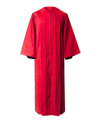 Red Matte High School Gown Only