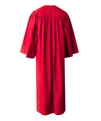 Red Matte Kindergarten Gown Only