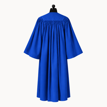 Premium Matte Fluted Bachelor Graduation Gown Only