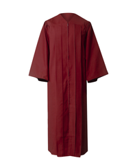 Maroon Matte Choir Gown Only