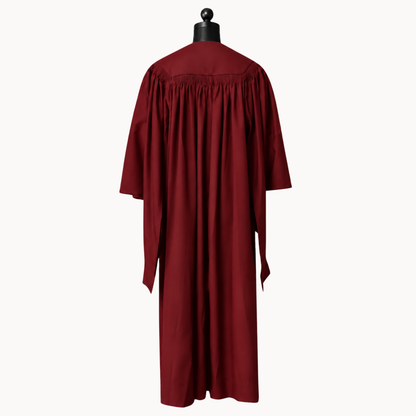 Premium Matte Fluted Master Graduation Package | Gown, Cap, Tassel, Hood, Stoles & Honor Cord