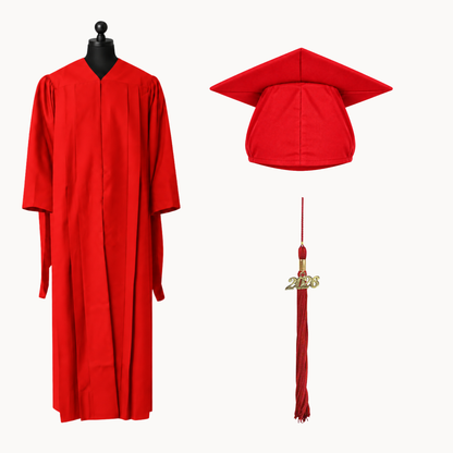 Classic Gathered Master Graduation Gown, Cap & Tassel Package