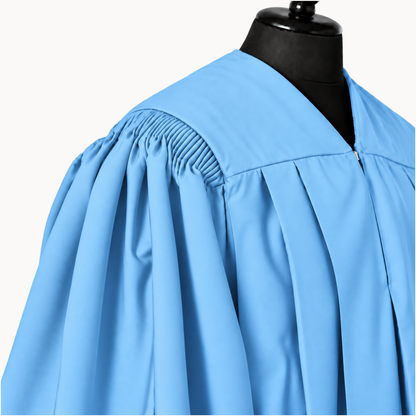 Premium Matte Fluted Bachelor Graduation Gown Only