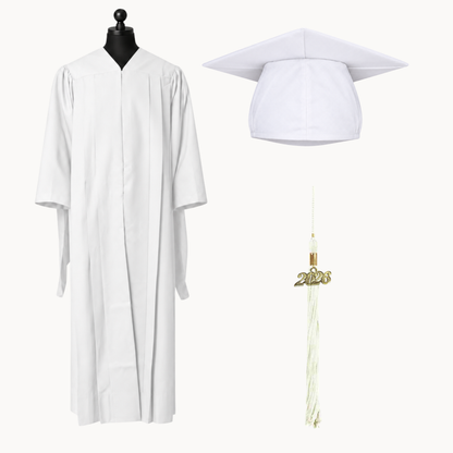 Classic Gathered Master Graduation Gown, Cap & Tassel Package