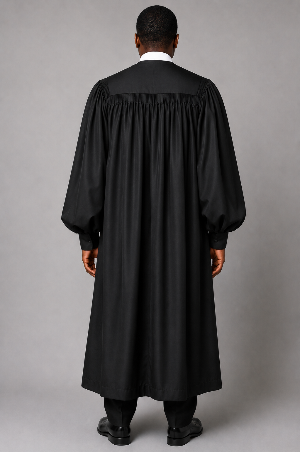 Premium Black Clergy Robe