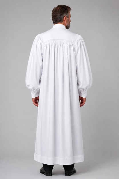 Premium White Clergy Robe