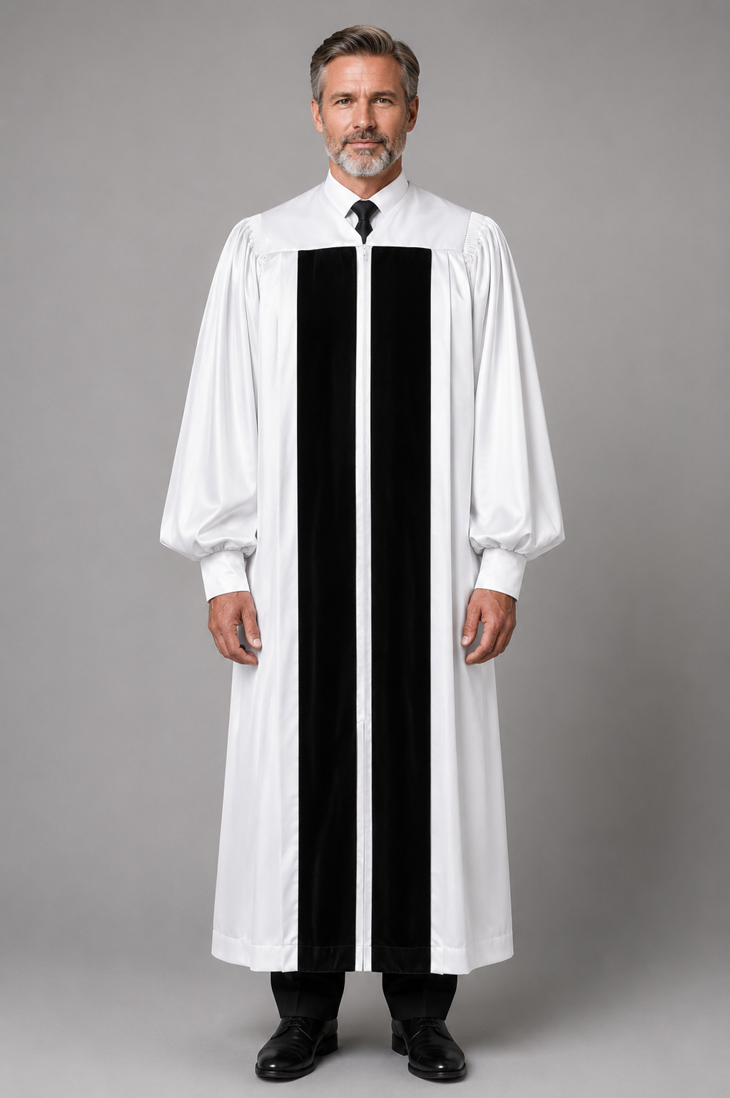 Premium White Clergy Robe