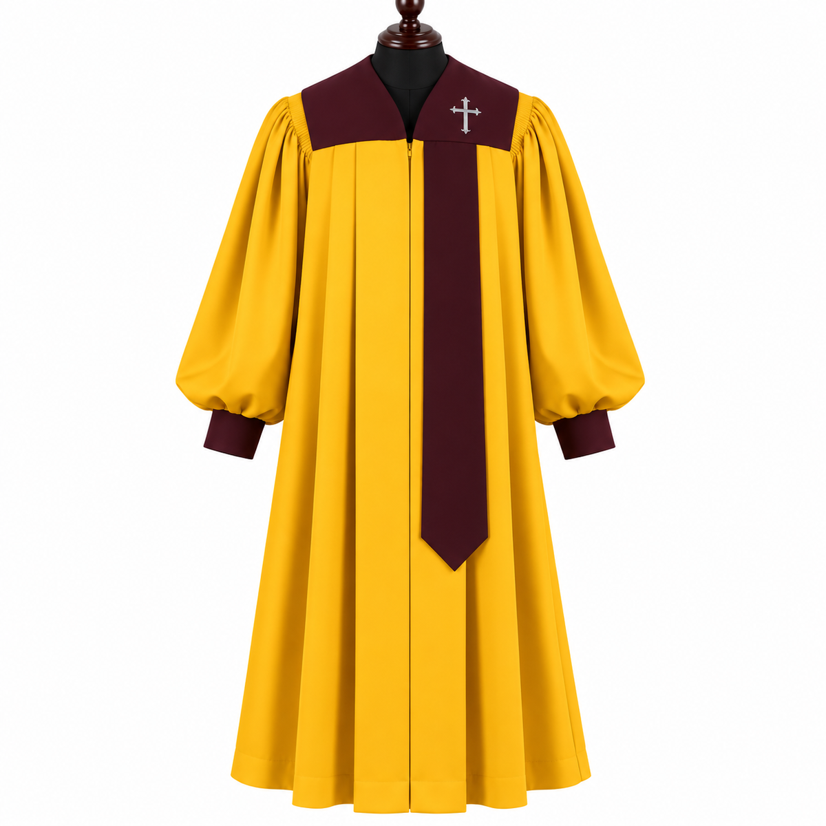 Covenant  Choir gold Robe – Multiple Sizes & Yoke Color Options