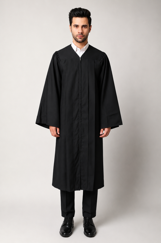 Classic Gathered Bachelor Graduation Gown onlyac
