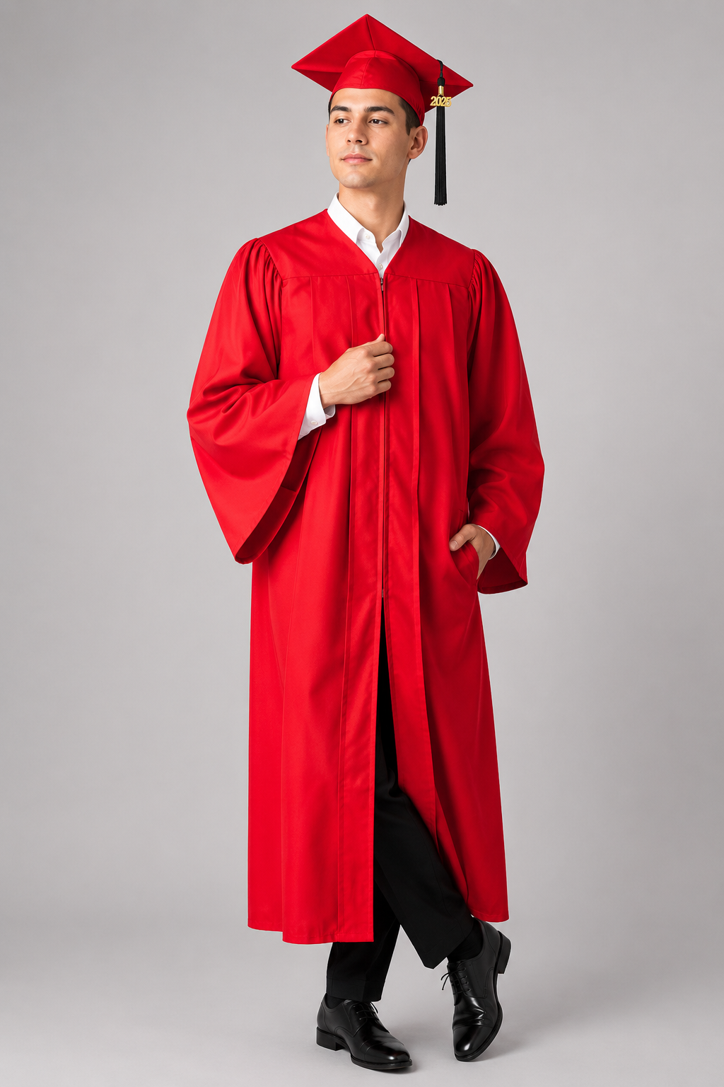 High School Graduation Cap & Gown Package with Tassel | Premium Matte Finish 15 Color's