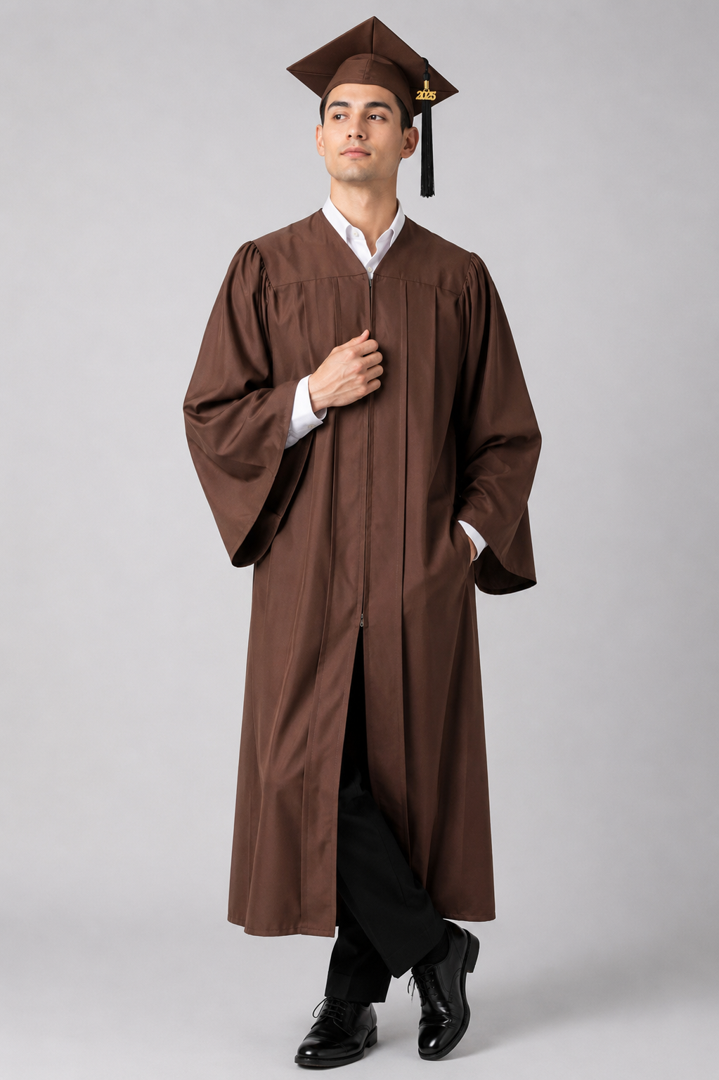 High School Graduation Cap & Gown Package with Tassel | Premium Matte Finish 15 Color's