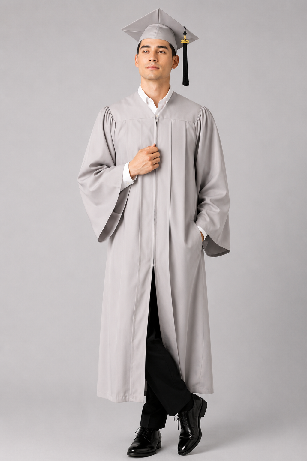 High School Graduation Cap & Gown Package with Tassel | Premium Matte Finish 15 Color's