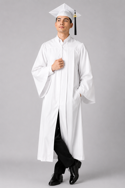 High School Graduation Cap & Gown Package with Tassel | Premium Matte Finish 15 Color's