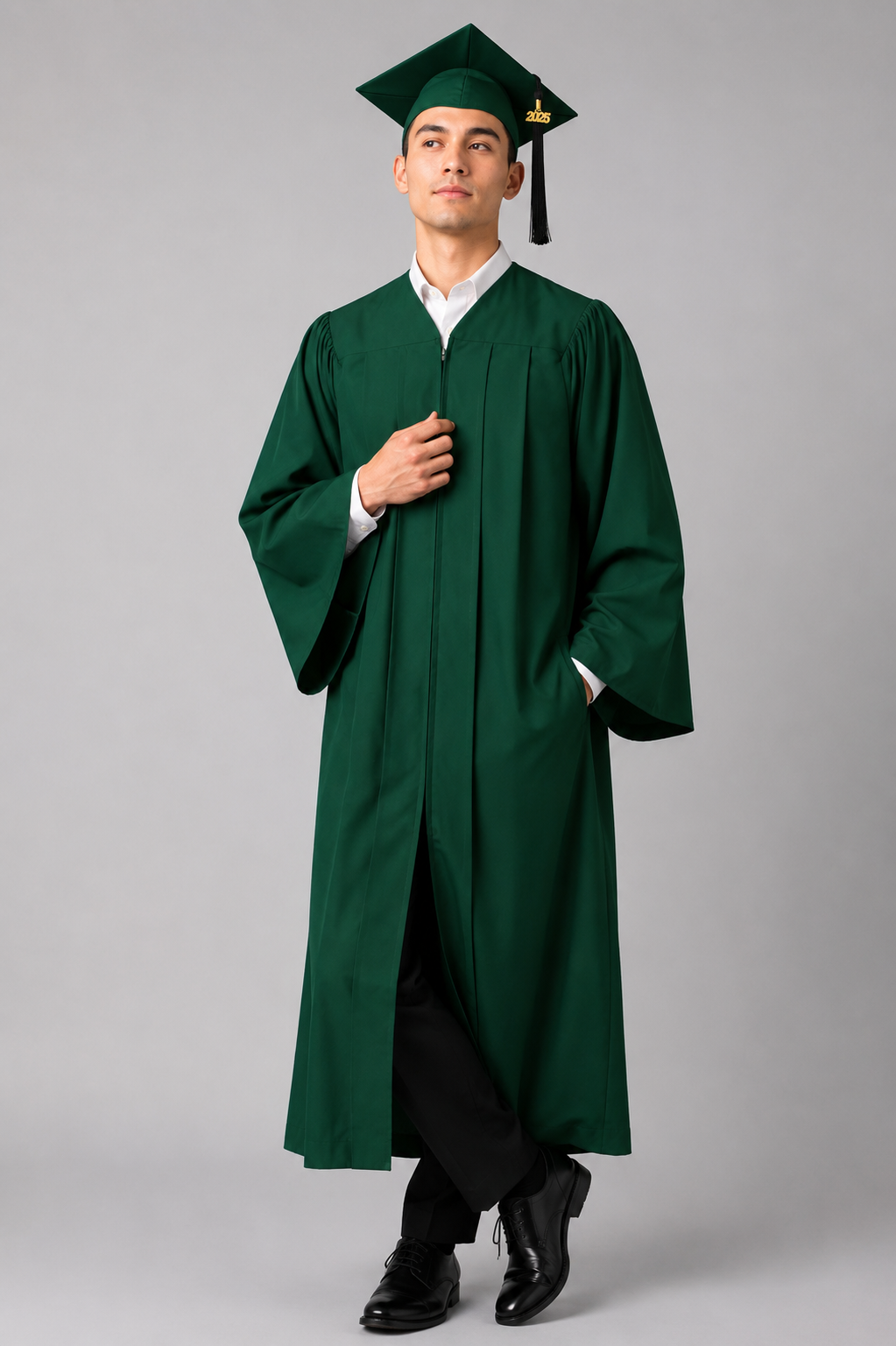 High School Graduation Cap & Gown Package with Tassel | Premium Matte Finish 15 Color's
