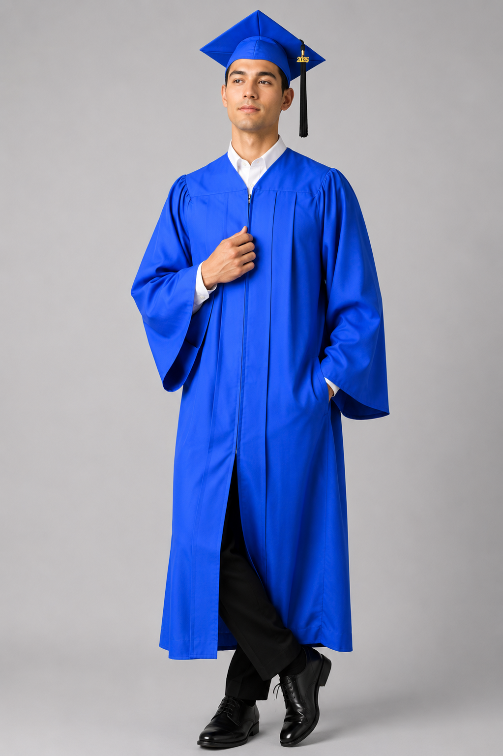 High School Graduation Cap & Gown Package with Tassel | Premium Matte Finish 15 Color's