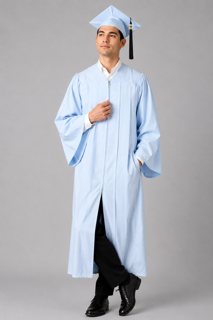 High School Graduation Cap & Gown Package with Tassel | Premium Matte Finish 15 Color's