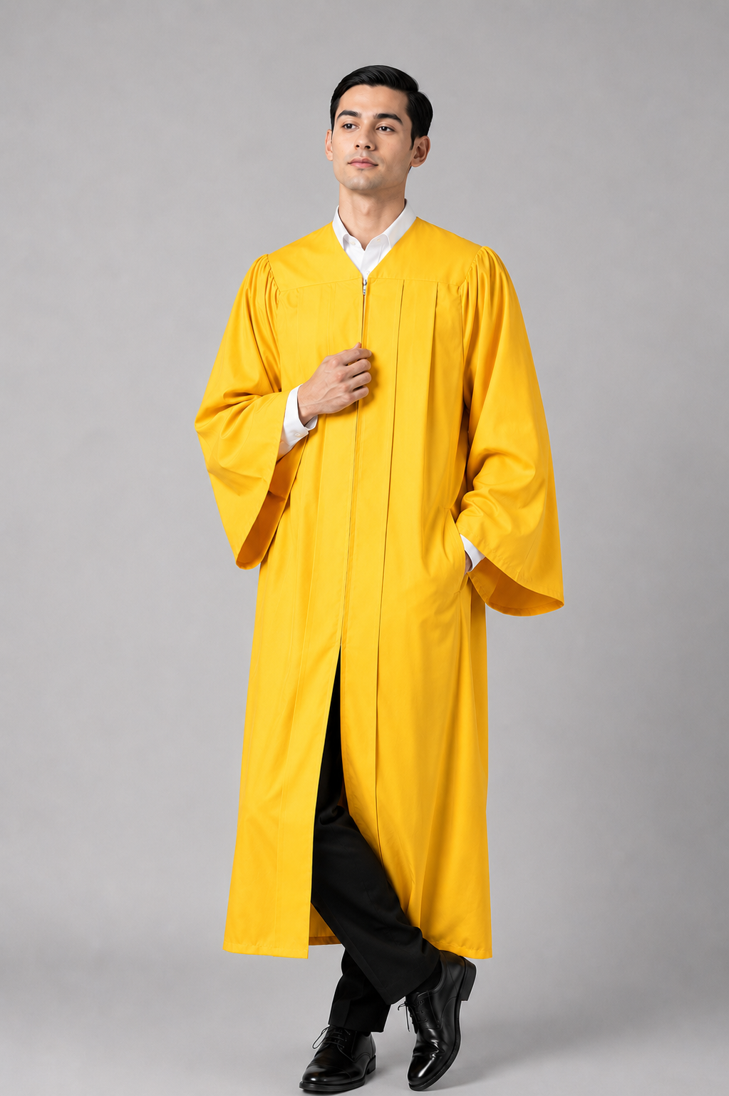 High School Graduation Gown Only | Premium Matte Finish 15 Color's