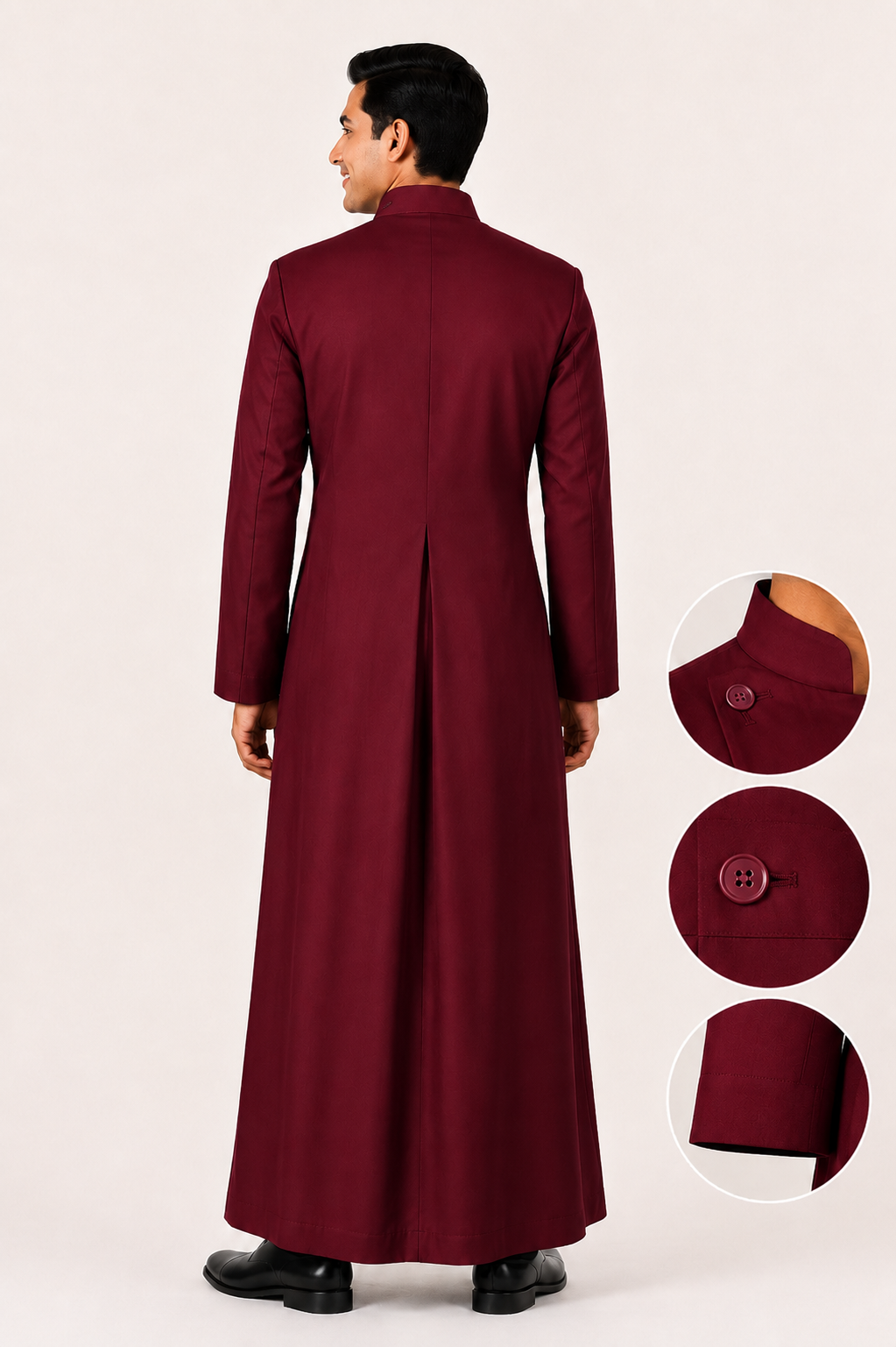 Adult Choir Cassock - Double Breasted