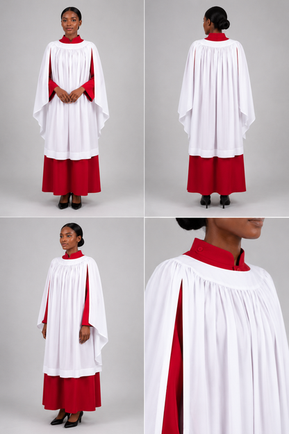 Adult Choir Cassock - Double Breasted