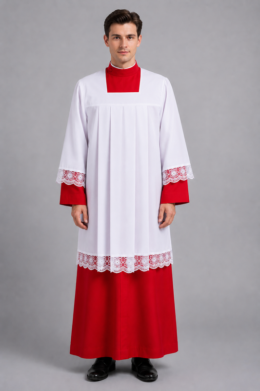 Adult Choir Cassock - Double Breasted