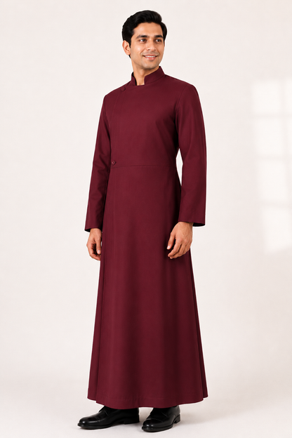 Adult Choir Cassock - Double Breasted