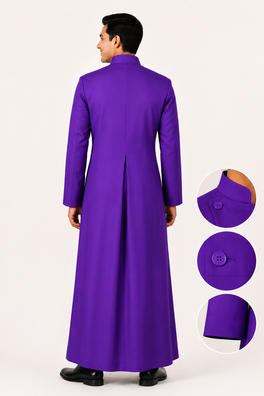 Adult Choir Cassock - Double Breasted
