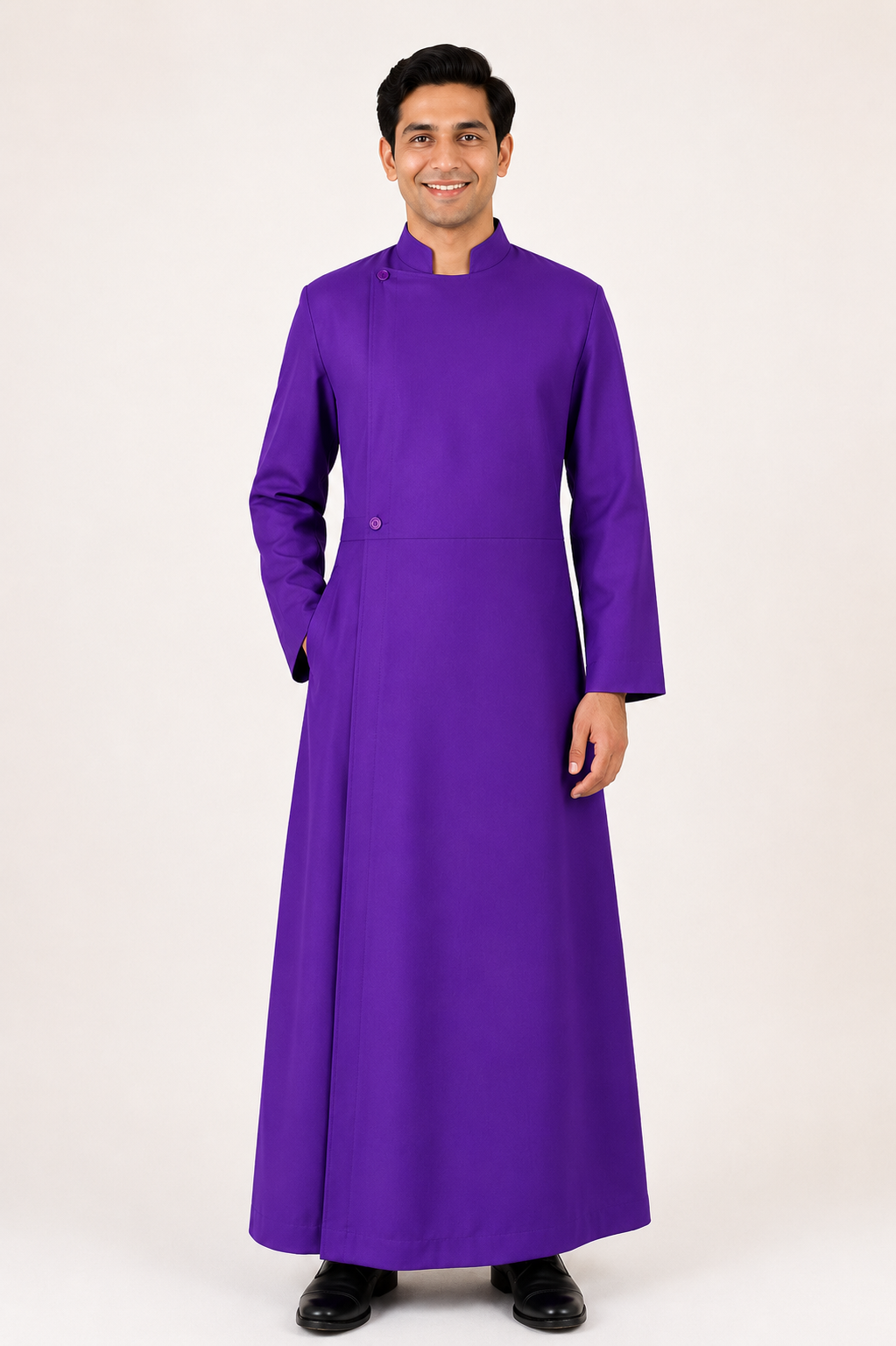 Adult Choir Cassock - Double Breasted