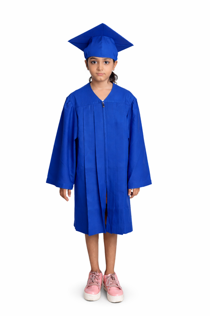 Kinder's Graduation Cap & Gown Package with Tassel | Premium Matte Finish 15 Color's