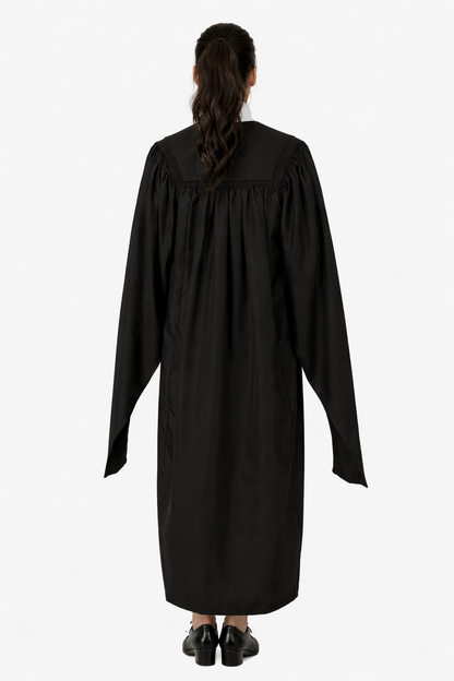 Deluxe Fluted Master Academic Gown