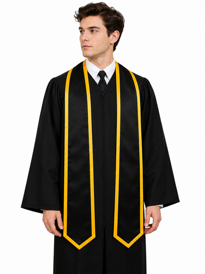 Custom Honor Graduation Stole – Premium Satin Personalized Classic Sash