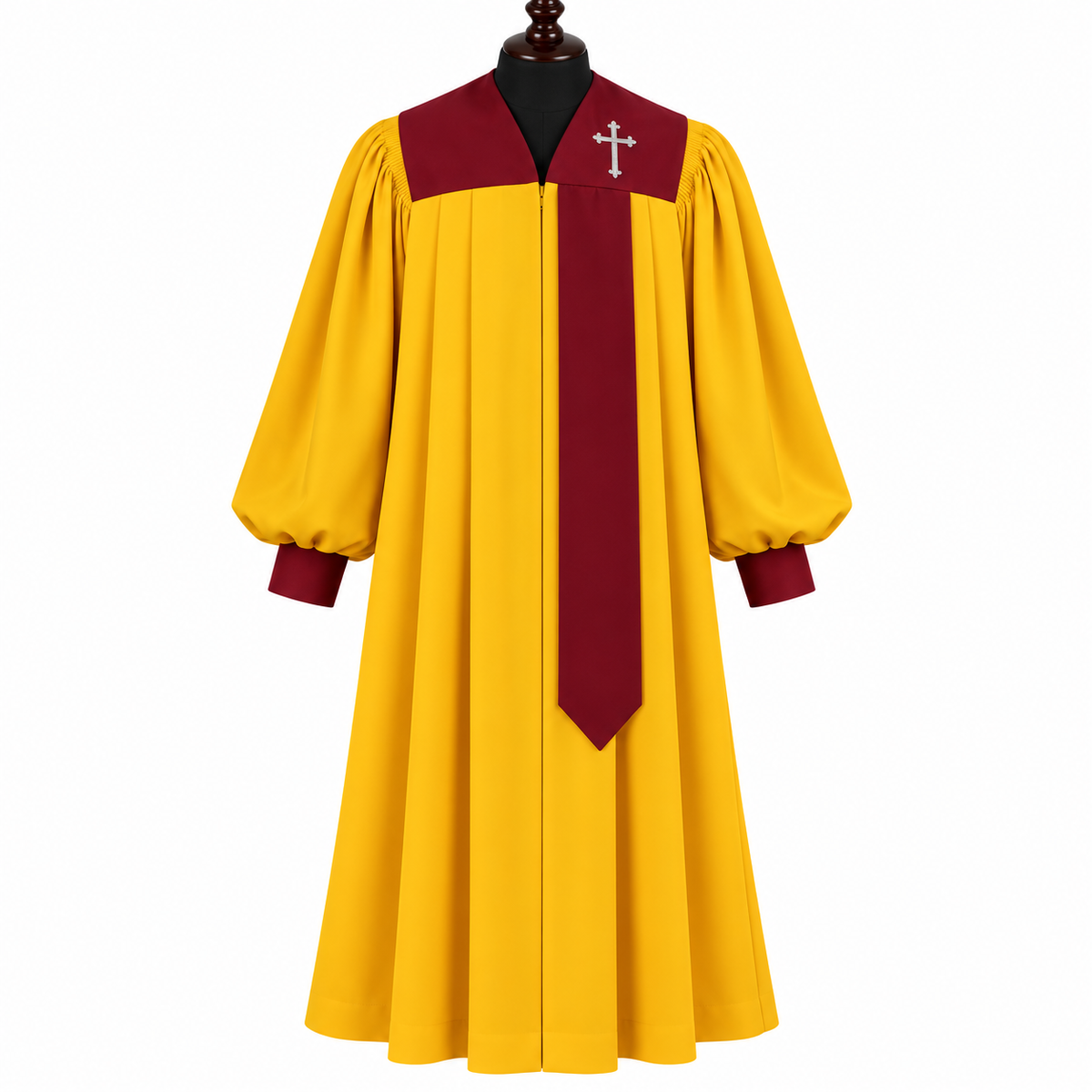 Covenant  Choir gold Robe – Multiple Sizes & Yoke Color Options