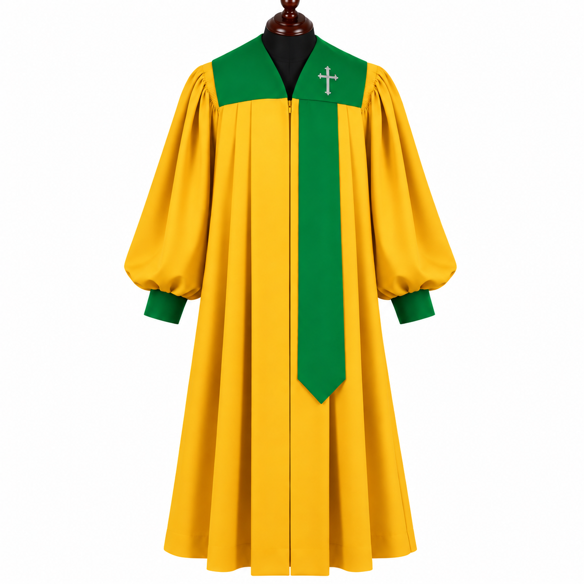 Covenant  Choir gold Robe – Multiple Sizes & Yoke Color Options