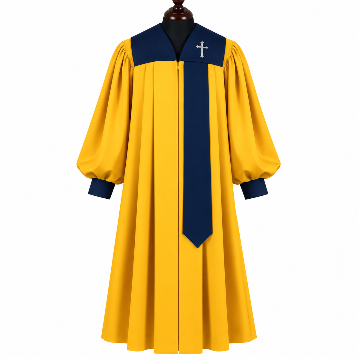 Covenant  Choir gold Robe – Multiple Sizes & Yoke Color Options
