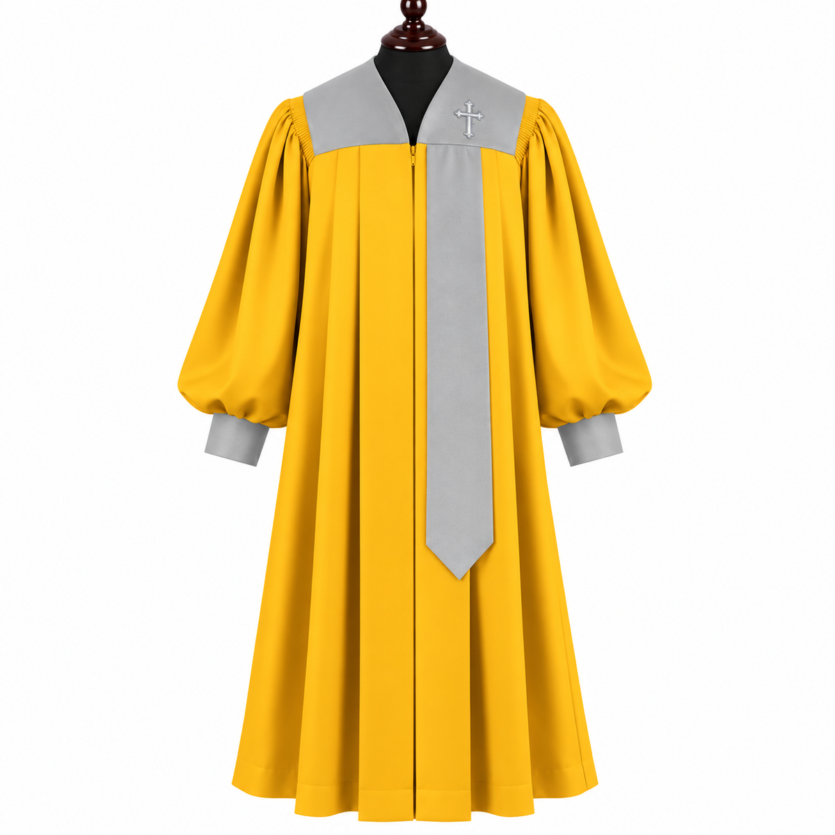 Covenant  Choir gold Robe – Multiple Sizes & Yoke Color Options