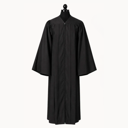 Classic Matte Gathered Bachelor Graduation Gown, Cap, Tassel & Hood Package