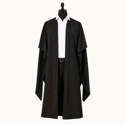 Deluxe Fluted Master Academic Gown