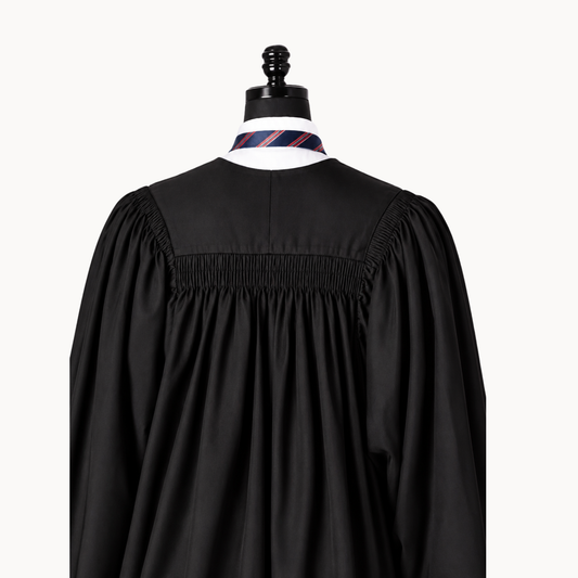 Deluxe Fluted Bachelor Graduation Gown & Mortarboard
