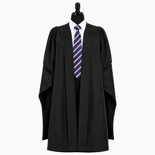 Deluxe Fluted Master Academic Gown
