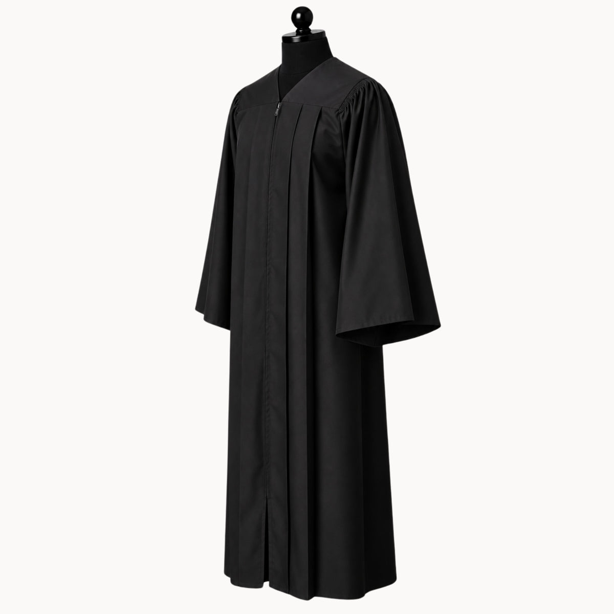 Classic Matte Gathered Bachelor Graduation Gown, Cap, Tassel & Hood Package