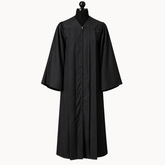 High School Graduation Gown Only | Premium Matte Finish – 15 Colors