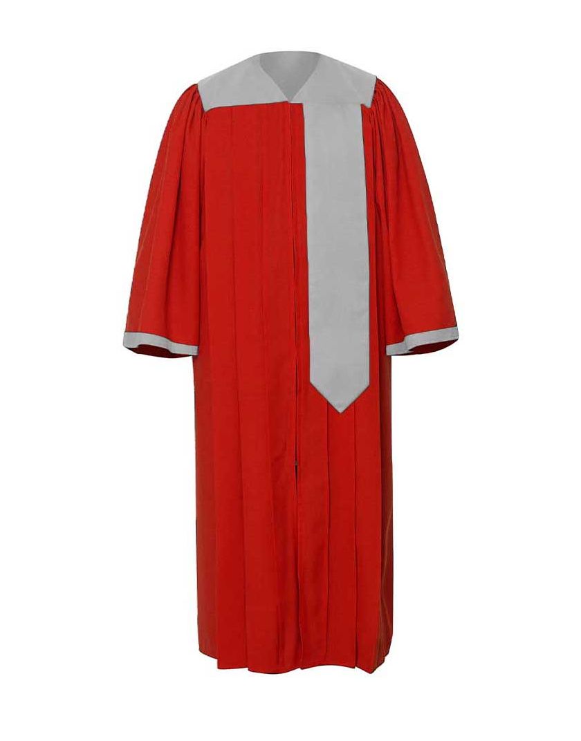 Adults Achievers Choir Robe – Scarlet Red | Premium Graduation & Choir Gown