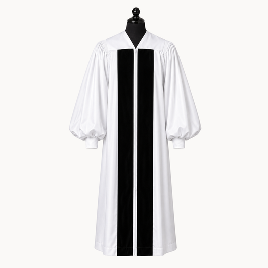 Premium White Clergy Robe