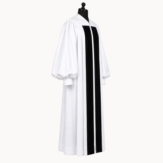 Premium White Clergy Robe