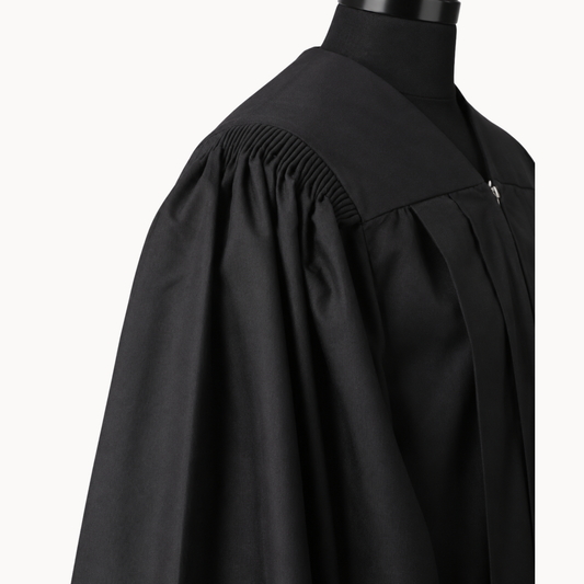 Premium Matte Fluted Bachelor Graduation Gown Only